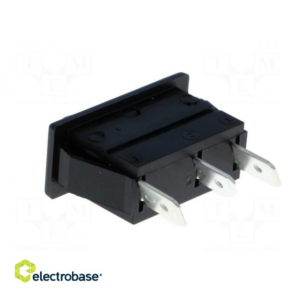 ROCKER | SP3T | Pos: 3 | ON-OFF-ON | 16A/250VAC | 20A/28VDC | black | none image 4