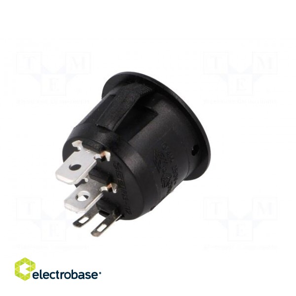 ROCKER | SPST | Pos: 2 | ON-OFF | 10A/250VAC | 10A/24VDC | black | LED | 2V image 6