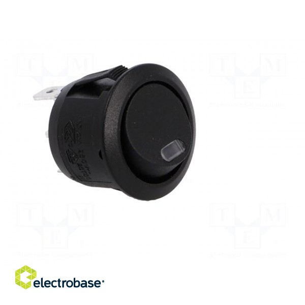 ROCKER | SPST | Pos: 2 | ON-OFF | 10A/250VAC | 10A/24VDC | black | LED | 2V image 8