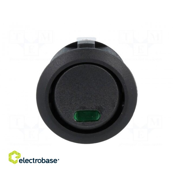 ROCKER | SPST | Pos: 2 | OFF-ON | 10A/250VAC | 10A/24VDC | black | LED 2VDC image 9