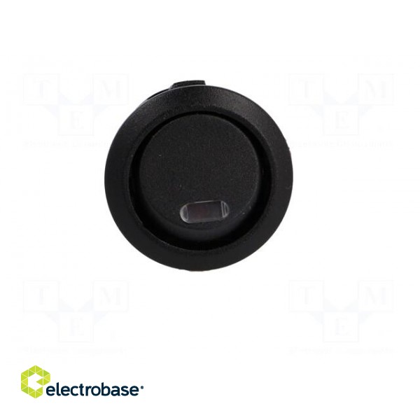 ROCKER | SPST | Pos: 2 | ON-OFF | 10A/250VAC | 10A/24VDC | black | LED | 2V image 9