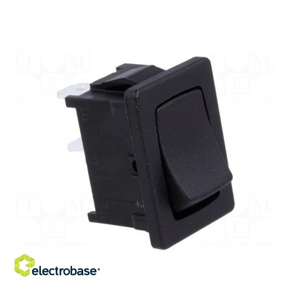 ROCKER | SPST | Pos: 2 | ON-OFF | 10A/250VAC | black | IP40 | none | 100mΩ image 8