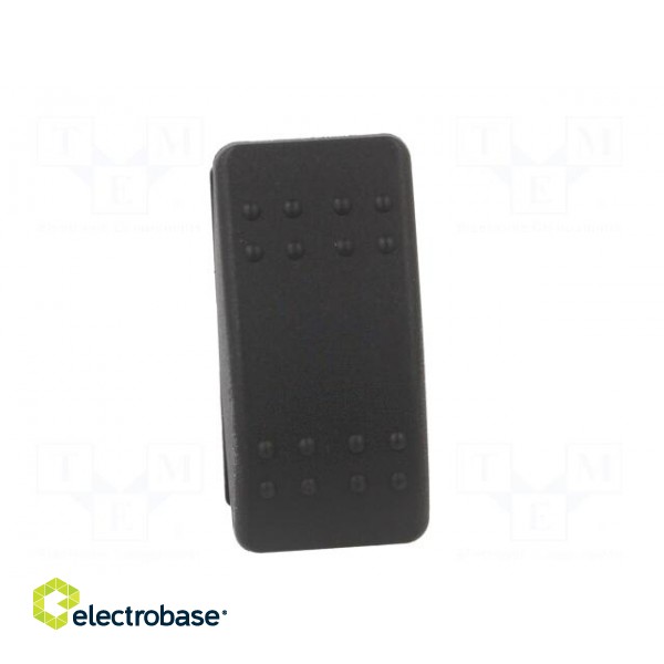 ROCKER | SPST | Pos: 2 | OFF-(ON) | 10A/250VAC | black | IP56 | none | SRD image 9