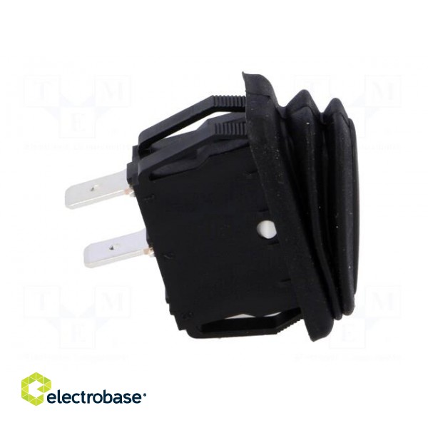 ROCKER | SPST | Pos: 2 | OFF-ON | 16A/250VAC | black | IP65 | none | 50mΩ image 7