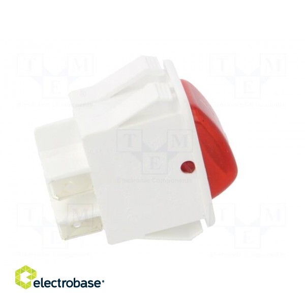 ROCKER | SPST | Pos: 2 | ON-OFF | 16A/250VAC | Backlight colour: red image 7