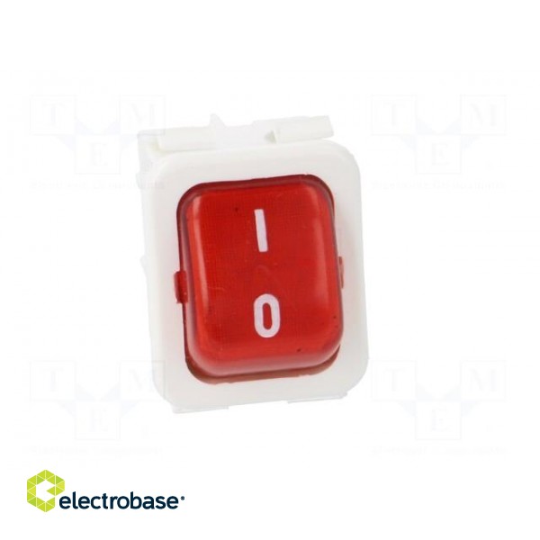 ROCKER | SPST | Pos: 2 | ON-OFF | 16A/250VAC | Backlight colour: red image 9