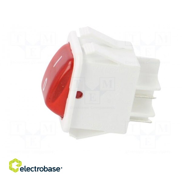 ROCKER | SPST | Pos: 2 | ON-OFF | 16A/250VAC | Backlight colour: red image 3
