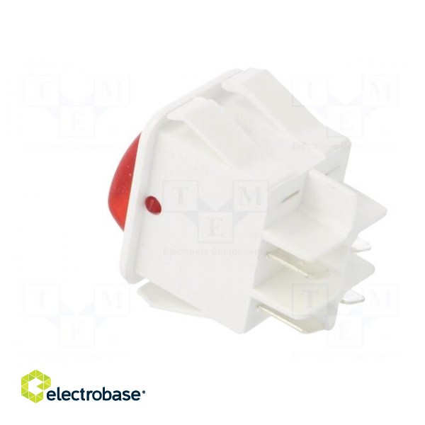 ROCKER | SPST | Pos: 2 | ON-OFF | 16A/250VAC | Backlight colour: red image 4