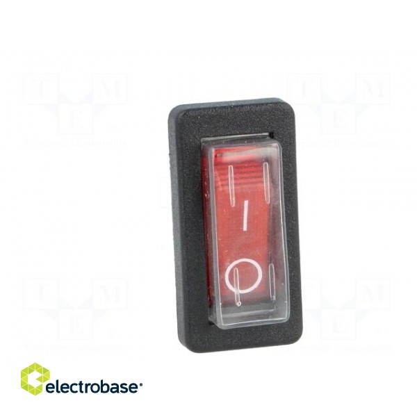 ROCKER | SPST | Pos: 2 | OFF-ON | 16A/250VAC | red | neon lamp 250V image 9