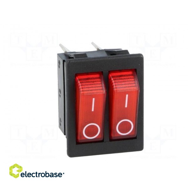 ROCKER | SPST | Pos: 2 | OFF-ON | 16A/250VAC | red | neon lamp 250V image 9