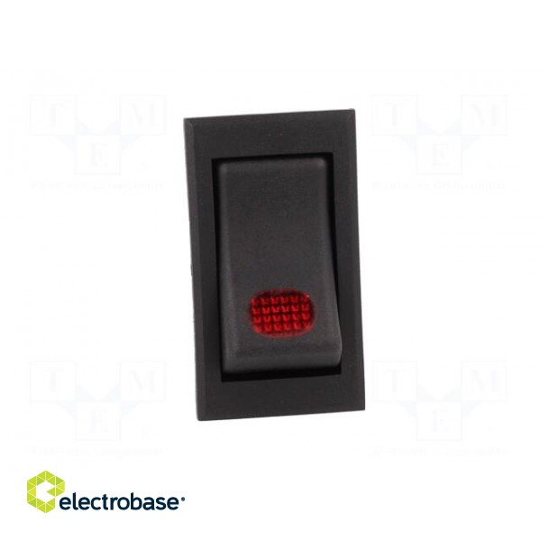 ROCKER | SPST | Pos: 2 | OFF-ON | 20A/12VDC | black | LED 12VDC,point image 9