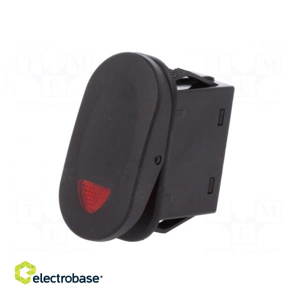 ROCKER | SPST | Pos: 2 | OFF-ON | 21A/14VDC | black | LED 14VDC,point image 2