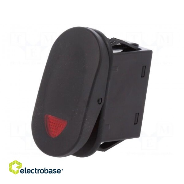 ROCKER | SPST | Pos: 2 | OFF-ON | 21A/14VDC | black | LED 14VDC,point image 1