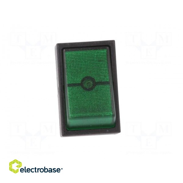 ROCKER | SPST | Pos: 2 | OFF-ON | 30A/12VDC | green | neon lamp | 50mΩ image 9