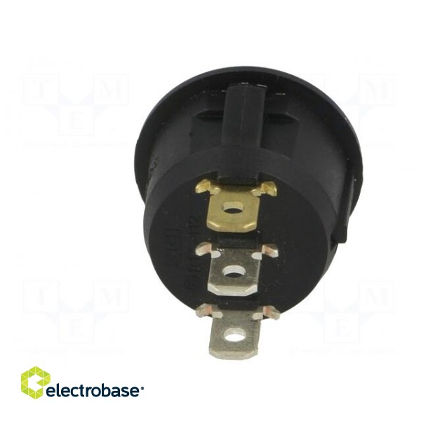 ROCKER | SPST | Pos: 2 | OFF-ON | 6A/250VAC | black | LED 24VDC image 5