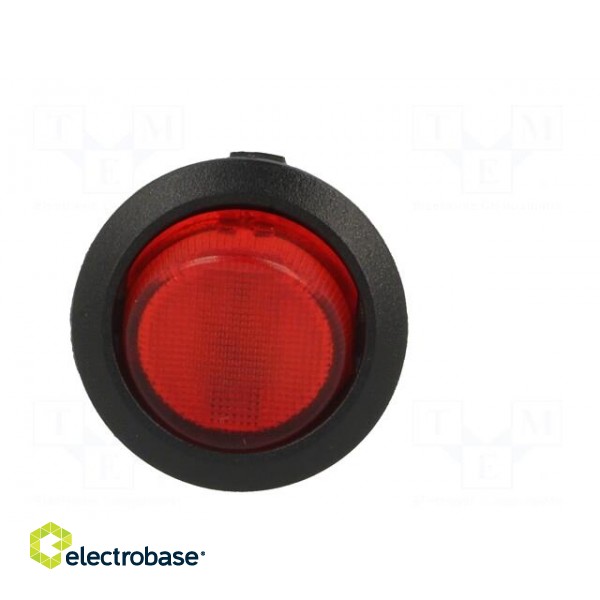 ROCKER | SPST | Pos: 2 | OFF-ON | 6A/250VAC | red | neon lamp 230V image 9
