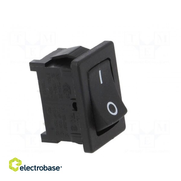 ROCKER | SPST | Pos: 2 | ON-OFF | 10A/250VAC | black | IP40 | 100mΩ | UL94V-2 image 8