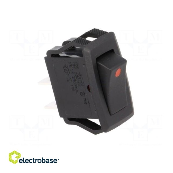 ROCKER | SPST | Pos: 2 | ON-OFF | 16A/250VAC | black-red | none | -20÷85°C image 8