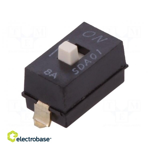 Switch: DIP-SWITCH | Poles number: 1 | OFF-ON | 0.025A/24VDC | Pos: 2