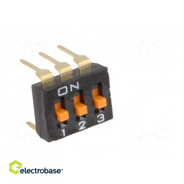 Switch: DIP-SWITCH | Poles number: 3 | ON-OFF | 0.025A/24VDC | Pos: 2 фото 8