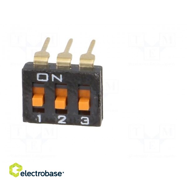 Switch: DIP-SWITCH | Poles number: 3 | ON-OFF | 0.025A/24VDC | Pos: 2 paveikslėlis 9