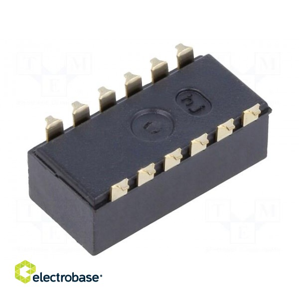 Switch: DIP-SWITCH | Poles number: 6 | OFF-ON | 0.025A/24VDC | Pos: 2 фото 2