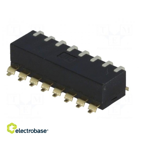 Switch: DIP-SWITCH | Poles number: 8 | ON-OFF | 0.025A/24VDC | Pos: 2 image 8