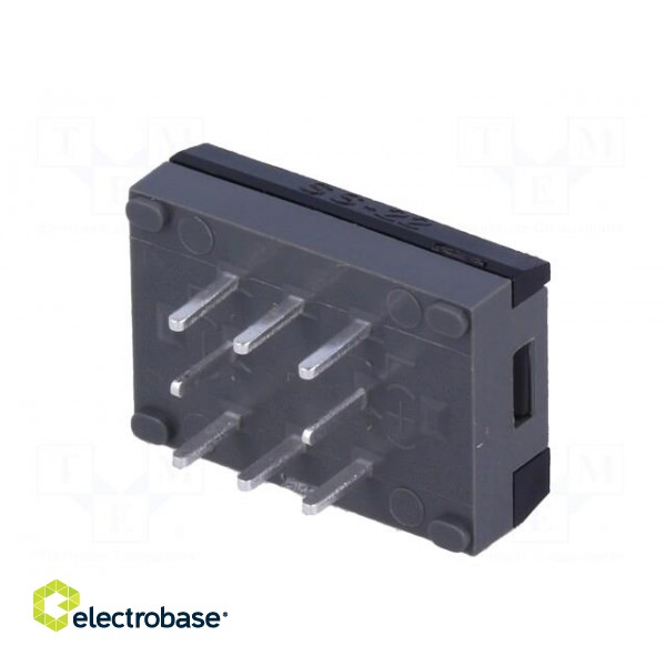 Switch: slide | Pos: 2 | DPDT | 0.1A/30VDC | ON-ON | vertical | -15÷60°C фото 6
