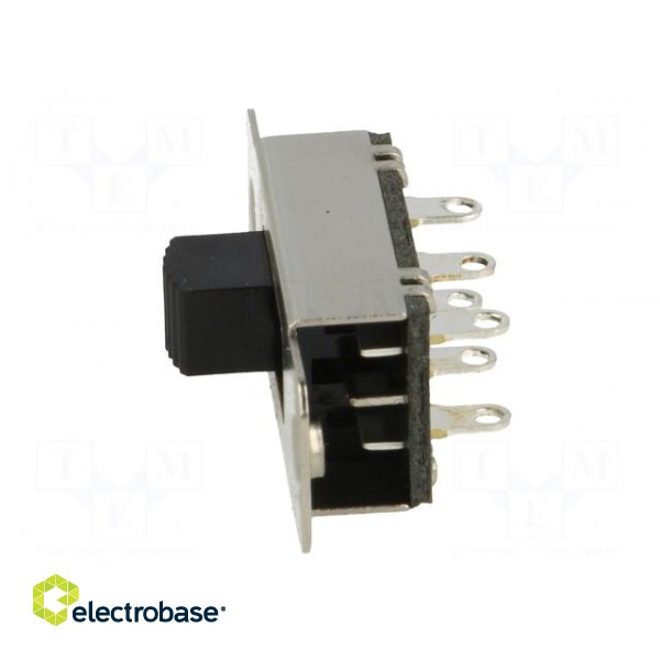 Switch: slide | Pos: 2 | DPDT | 1A/24VDC | ON-ON | Mounting: screw type image 3