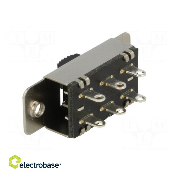 Switch: slide | Pos: 2 | DPDT | 1A/24VDC | ON-ON | Mounting: screw type фото 4