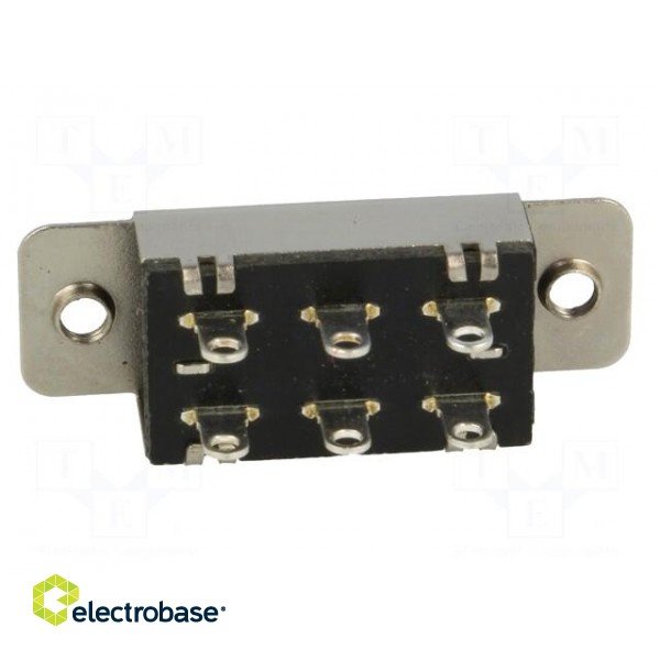 Switch: slide | Pos: 2 | DPDT | 1A/24VDC | ON-ON | Mounting: screw type image 5