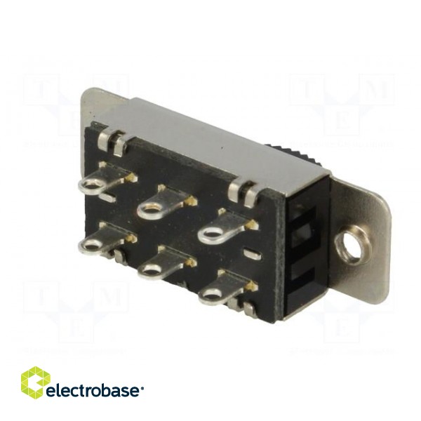 Switch: slide | Pos: 2 | DPDT | 1A/24VDC | ON-ON | Mounting: screw type image 6