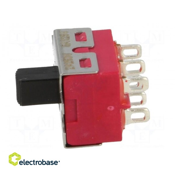 Switch: slide | Pos: 2 | DPDT | 2A/250VAC | ON-ON | Mounting: screw type paveikslėlis 3