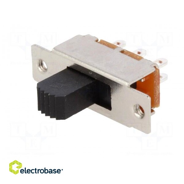 Switch: slide | Pos: 2 | SPDT | 0.35A/30VDC | ON-ON | screw | -40÷85°C image 2