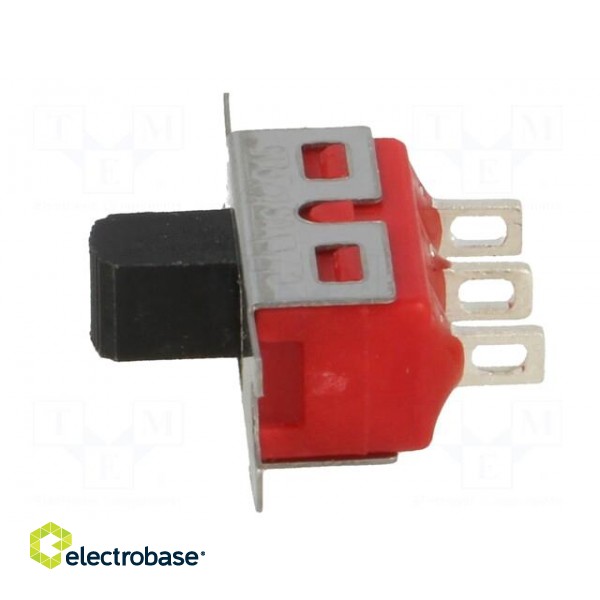 Switch: slide | Pos: 2 | SPDT | 2A/250VAC | 5A/28VDC | ON-(ON) | -30÷85°C image 3