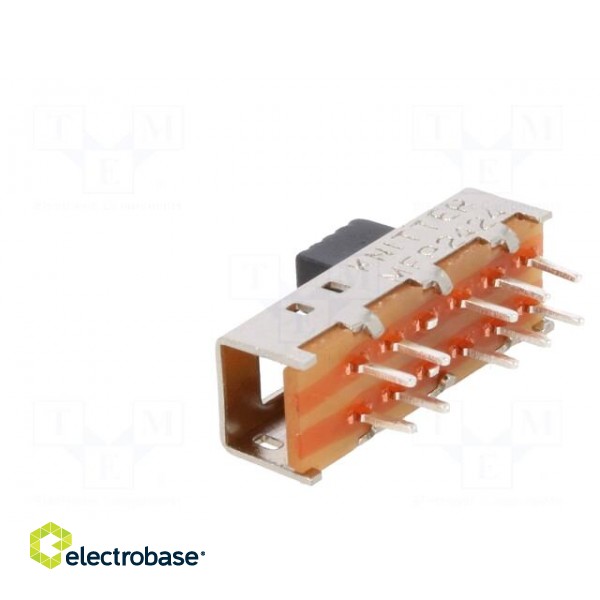 Switch: slide | Pos: 4 | 0.35A/30VDC | ON-ON-ON-ON | PCB,THT | -10÷60°C paveikslėlis 4