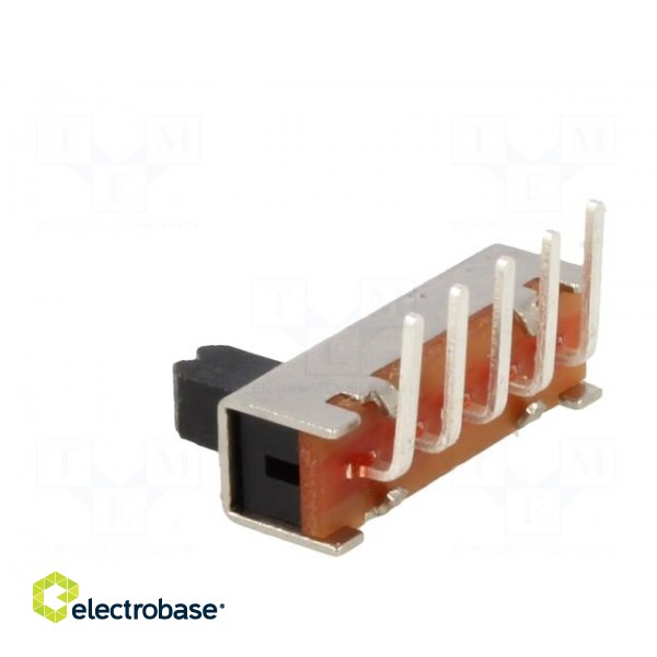Switch: slide | Pos: 4 | 0.35A/30VDC | ON-ON-ON-ON | PCB,THT | -40÷85°C image 4