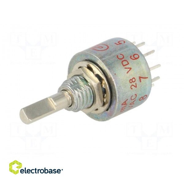 Switch: rotary | Pos: 10 | 0.15A/125VAC | 0.15A/28VDC | Poles number: 1 image 2