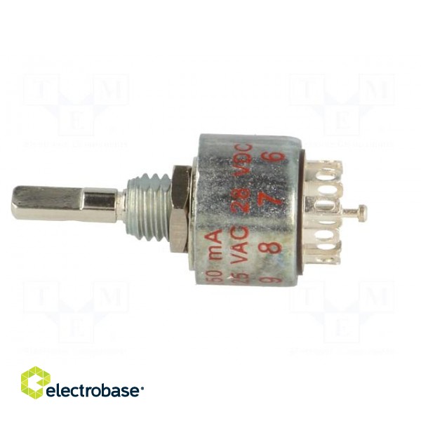 Switch: rotary | Pos: 10 | 0.15A/125VAC | 0.15A/28VDC | Poles number: 1 image 3