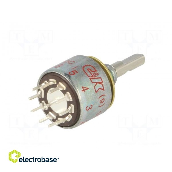 Switch: rotary | Pos: 10 | 0.15A/125VAC | 0.15A/28VDC | Poles number: 1 image 6