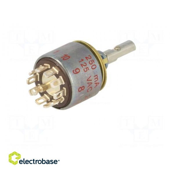 Switch: rotary | Pos: 10 | 0.15A/125VAC | 0.15A/28VDC | Poles number: 1 image 6