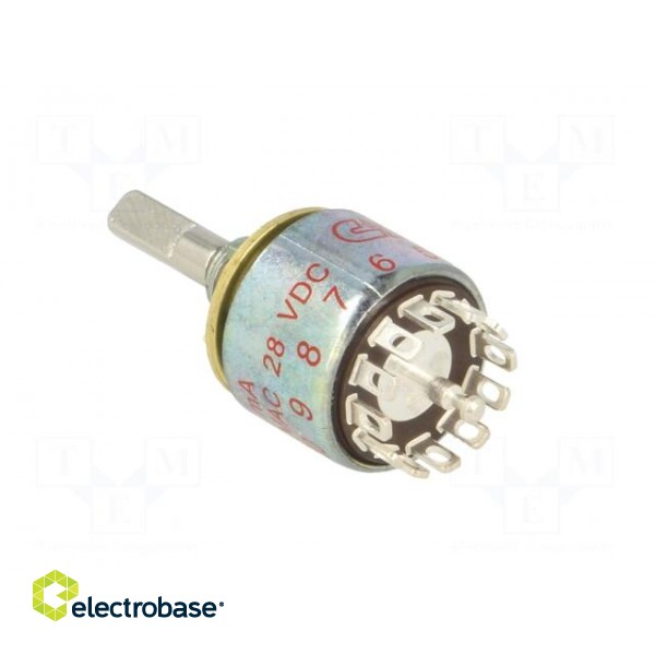 Switch: rotary | Pos: 12 | 0.15A/125VAC | 0.15A/28VDC | Poles number: 1 image 4