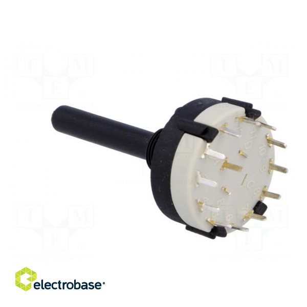 Switch: rotary | Pos: 12 | 0.3A/125VAC | 1A/30VDC | Poles number: 1 | 30° image 4