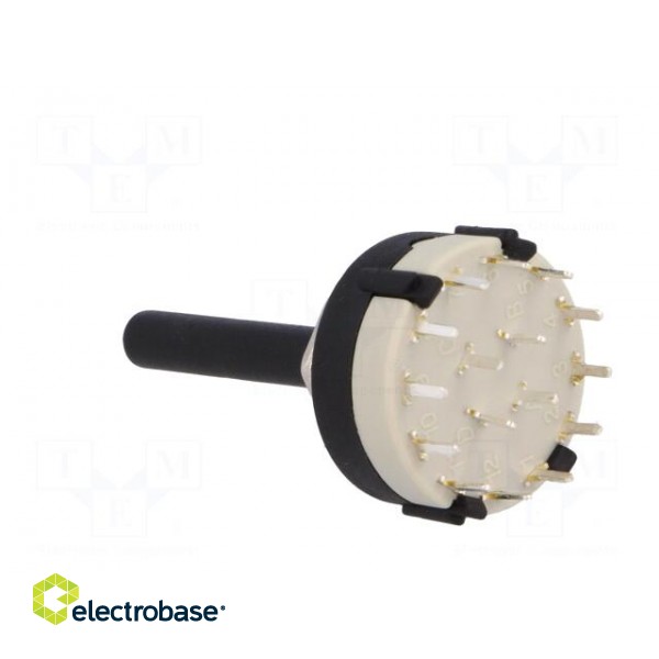 Switch: rotary | Pos: 12 | 0.3A/125VAC | 1A/30VDC | Poles number: 4 | 30° image 4