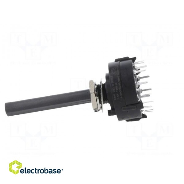 Switch: rotary | Pos: 12 | SPST | 2.5A/125VAC | 0.35A/125VDC | -30÷85°C image 3