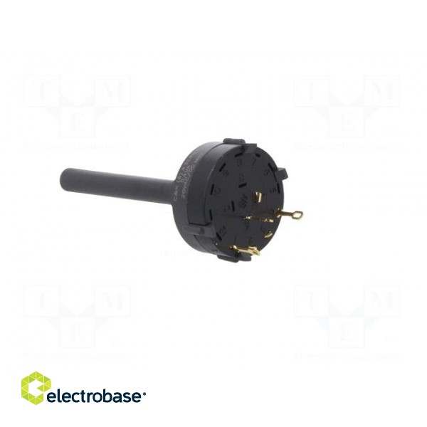 Switch: rotary | Pos: 2 | SPDT | 2.5A/125VAC | 0.35A/125VDC | 90° | L: 42mm image 4