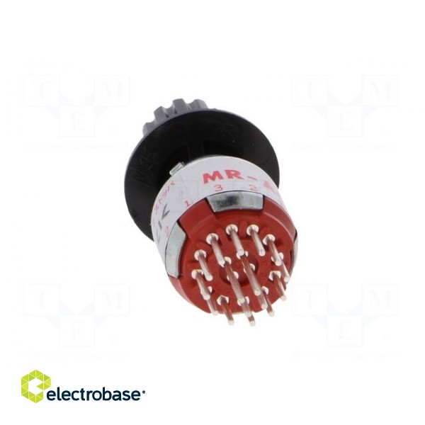 Switch: rotary | Pos: 3 | 4P3T | 0.01A/28VAC | 0.01A/28VDC | -10÷70°C фото 5