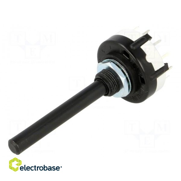 Switch: rotary | Pos: 4 | 0.15A/250VDC | Poles number: 3 | 30° | -30÷85°C image 1