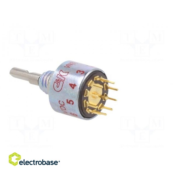 Switch: rotary | Pos: 5 | 0.25A/125VAC | 0.25A/28VDC | Poles number: 1 image 4