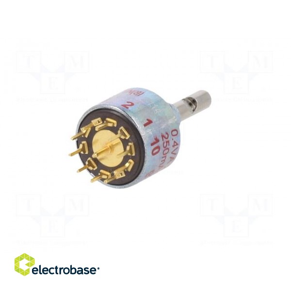 Switch: rotary | Pos: 5 | 0.25A/125VAC | 0.25A/28VDC | Poles number: 1 image 6